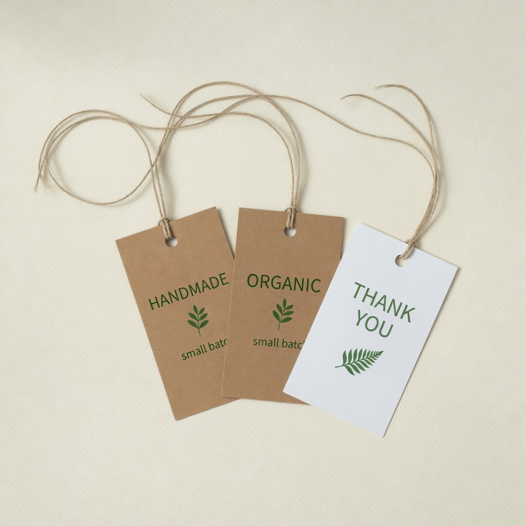 Tag Personalizada (design + impressão) — variação — imagem ilustrativa