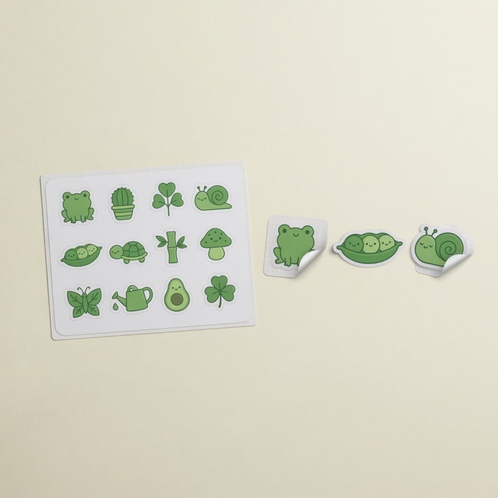 Pack de Stickers Personalizado (design) — variação — imagem ilustrativa