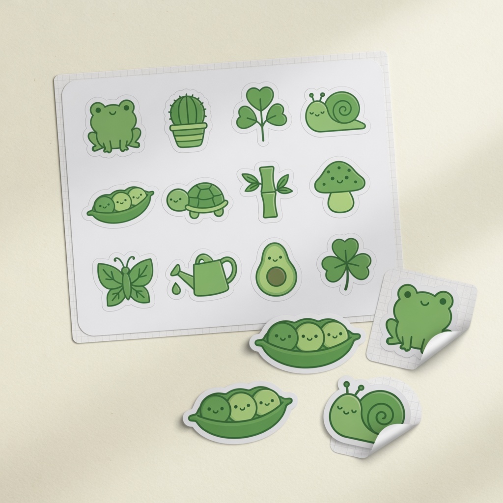 Pack de Stickers Personalizado (design) — imagem ilustrativa