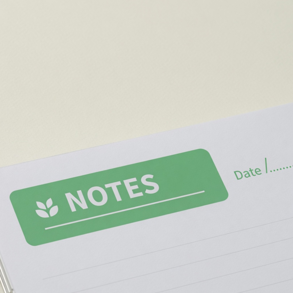 Bloco de Notas Personalizado — detalhe — imagem ilustrativa