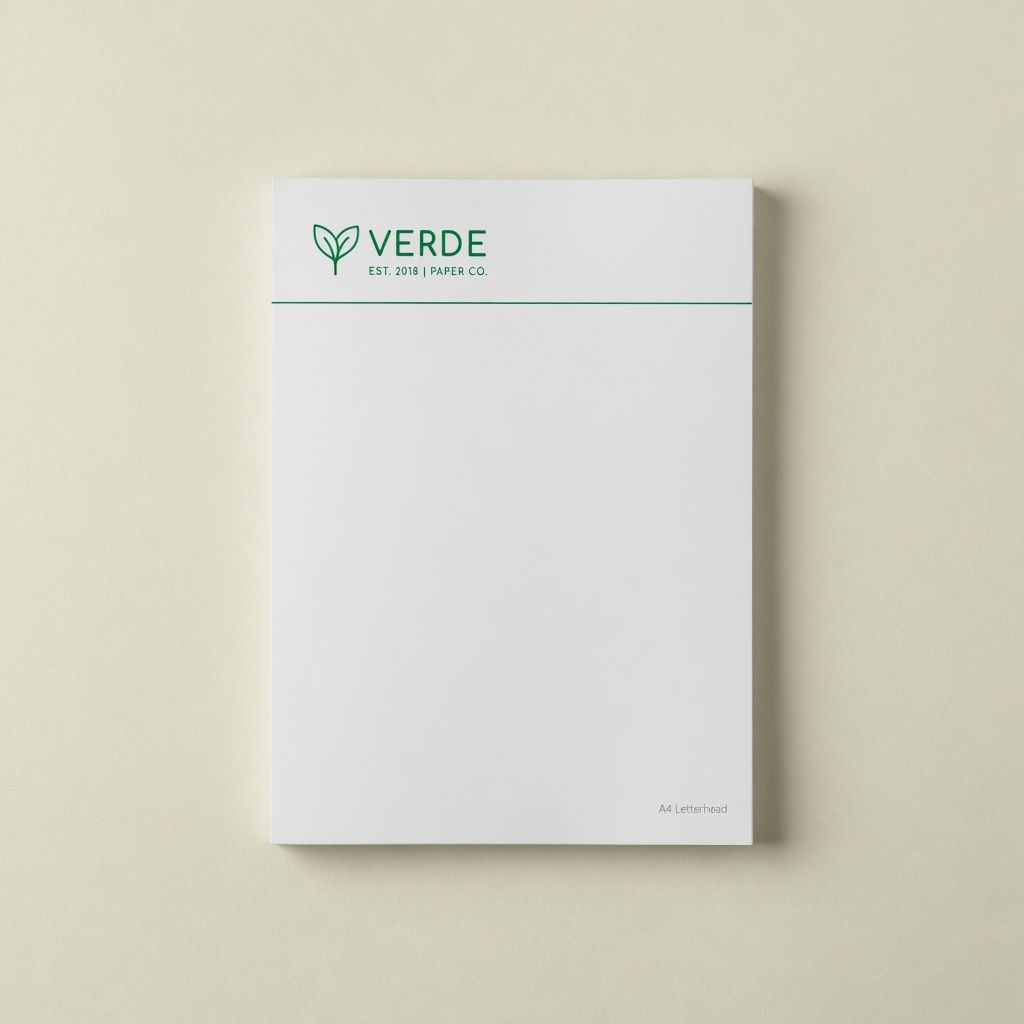 Papel Timbrado A4 Personalizado — variação — imagem ilustrativa