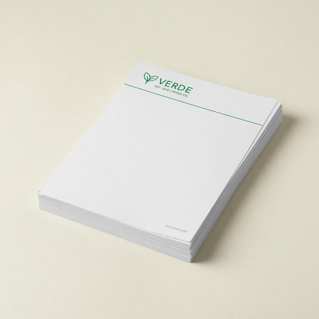 Papel Timbrado A4 Personalizado — imagem ilustrativa