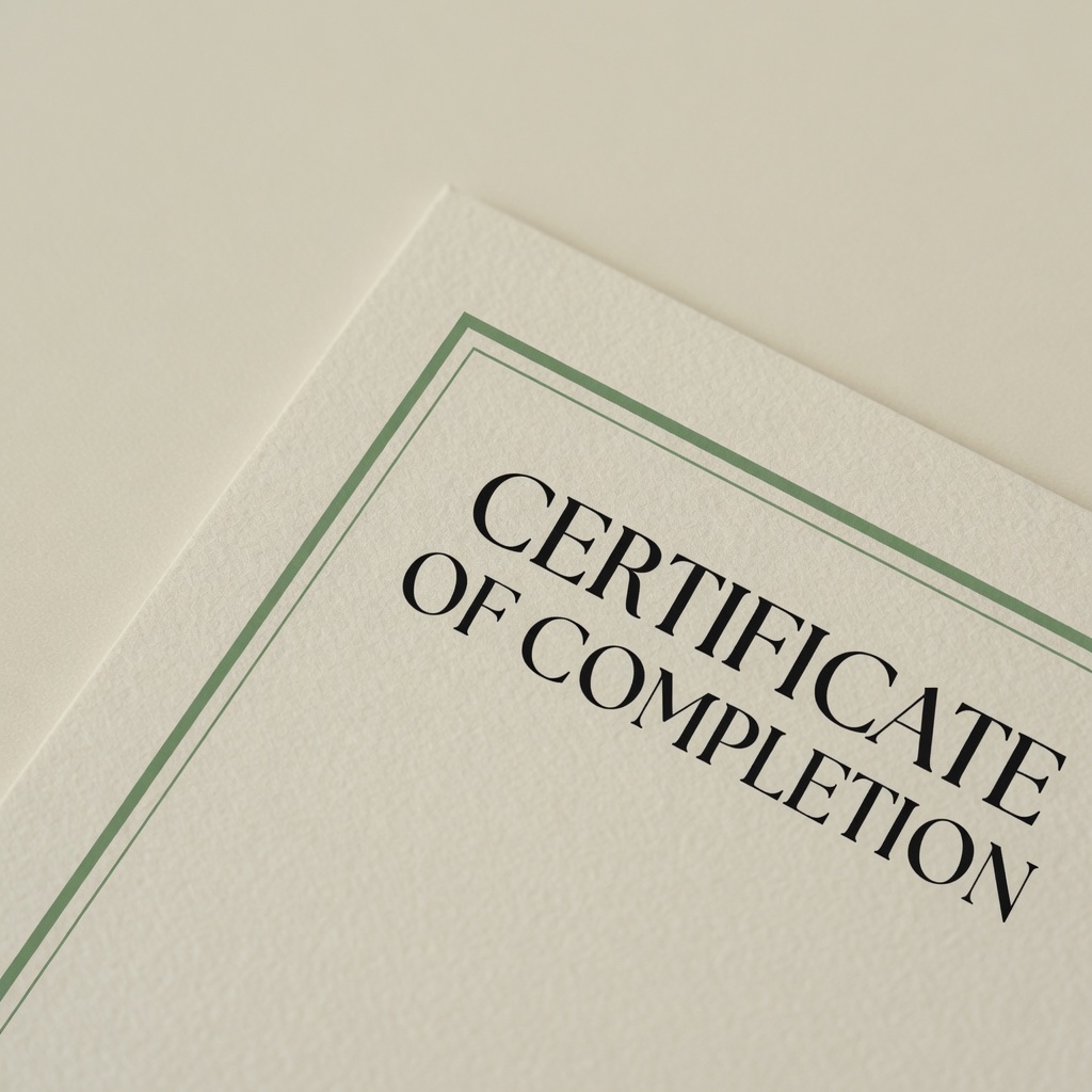 Certificado Personalizado (impressão) — detalhe — imagem ilustrativa
