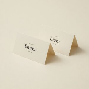 Place Card / Marcador de Mesa Personalizado — imagem ilustrativa