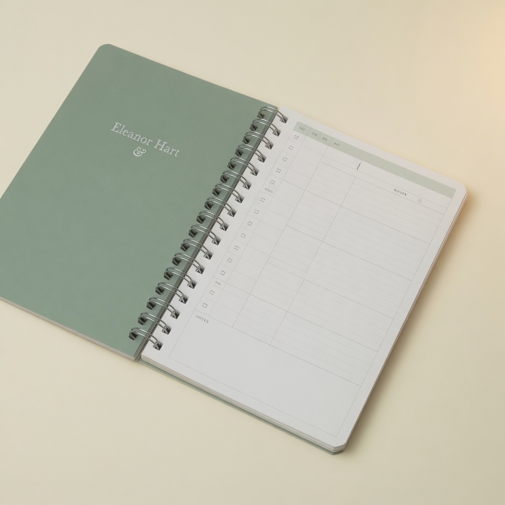 Agenda Personalizada — Capa com nome — variação — imagem ilustrativa