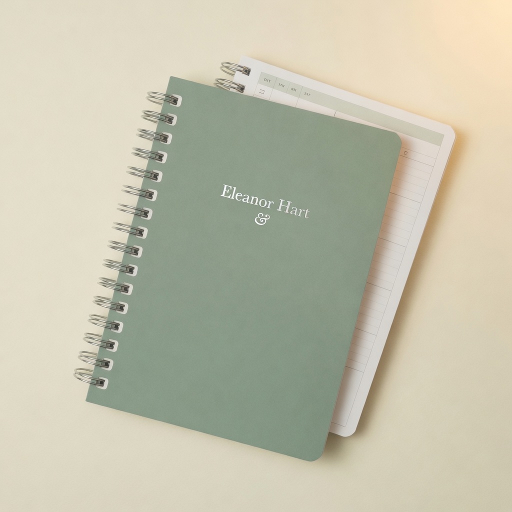 Agenda Personalizada — Capa com nome — imagem ilustrativa