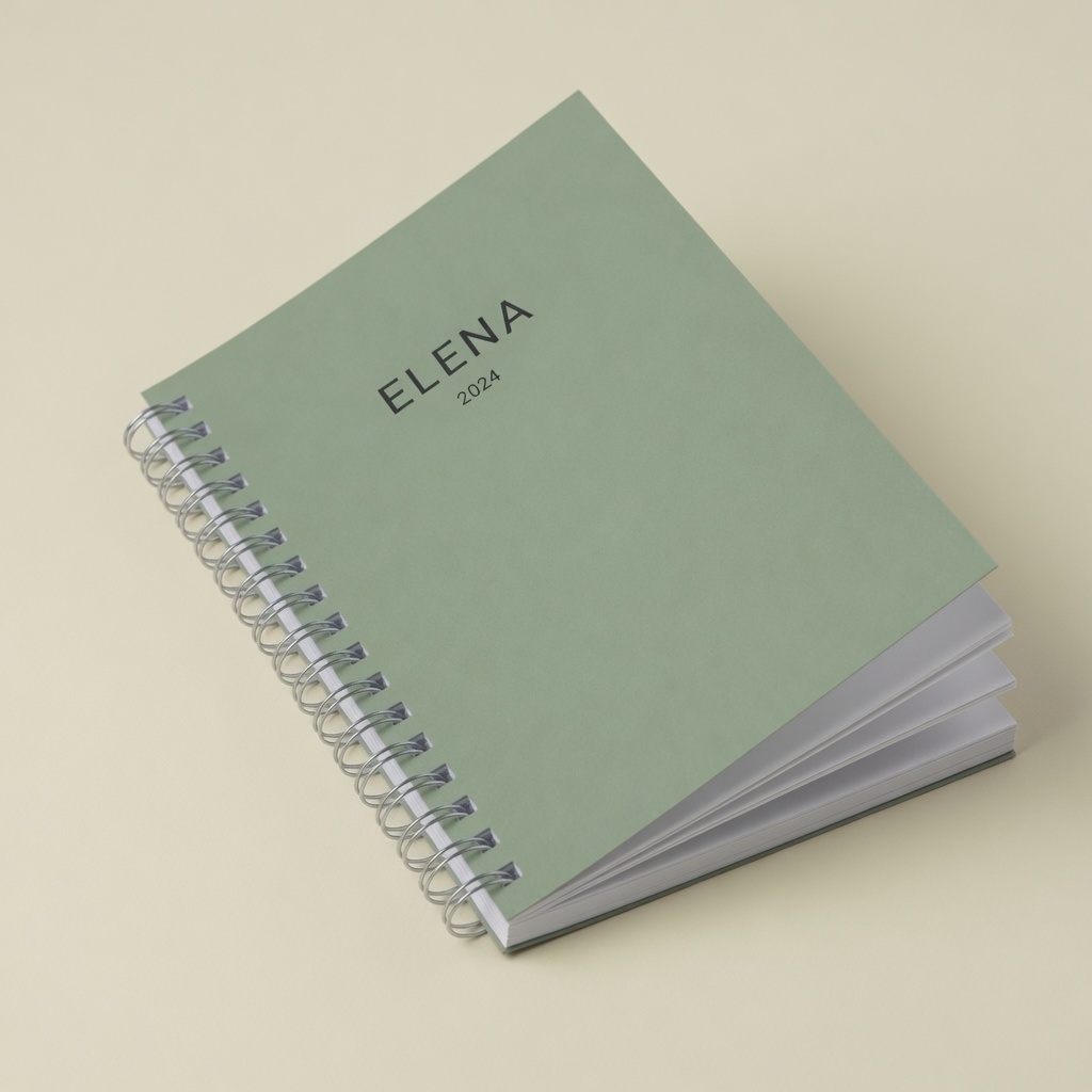 Caderno Personalizado — Capa com nome — variação — imagem ilustrativa
